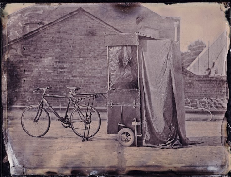 Wet Plate image of Bicycle Trailer Darkbox
